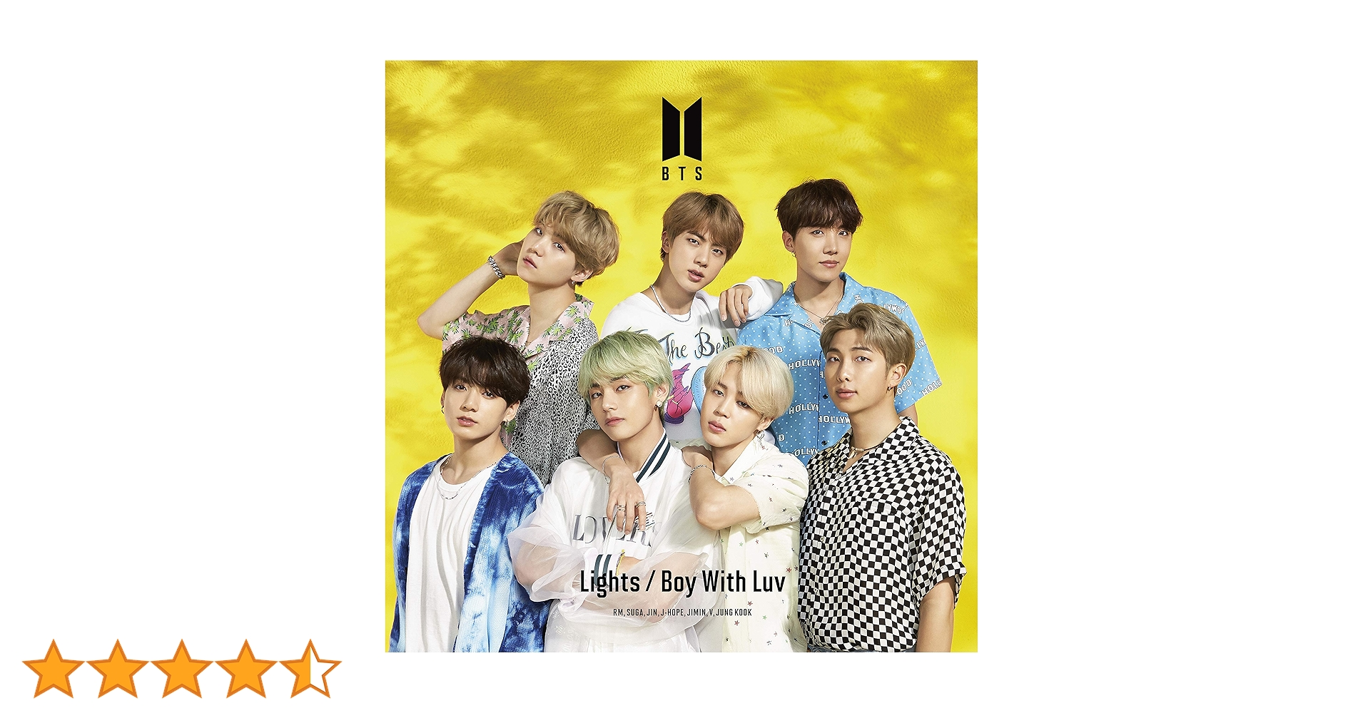 BTS Lights/Boy With Luv CD DVDセット（特典付き） Amazon.co.jp: Lights / Boy With Luv(初回限定盤C)(ブックレット付